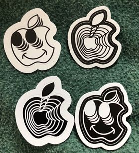 4 Pack of Slapple Stickers